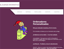 Tablet Screenshot of elduendeinfor.com